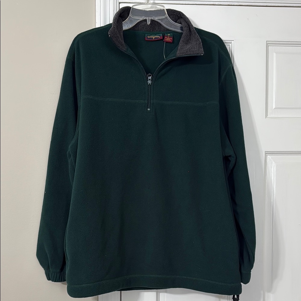 Women’s Green Fleece Quarter-Zip